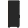 vidaXL Badezimmerschrank mit Schubladen Schwarz 30 x 35 x 80 cm