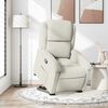 vidaXL Relaxsessel mit Aufstehhilfe Creme Samt