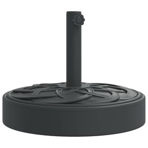 vidaXL Sonnenschirmst&auml;nder f&uuml;r &Oslash;38/48 mm Mast 25 kg Rund