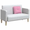 vidaXL R&uuml;ckenkissen Rosa 50 x 19 x 45 cm Stoff
