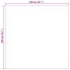 vidaXL Bereichsteppiche Quadratisch Grau 200 x 200 cm
