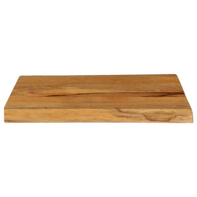 vidaXL Tischplatte mit Baumkante 70x40x3,8 cm Massivholz Mango