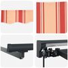 vidaXL Einziehbare Markise Mehrfarbig 300 x 250 cm