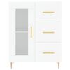 vidaXL Highboard Wei&szlig; 69,5x34x180 cm Holzwerkstoff