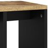 vidaXL Beistelltisch 40x31x46 cm Massivholz Mango & Holzwerkstoff