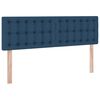 vidaXL Aufbewahrungsbett mit Matratze Blau 140 x 190 cm Holzwerkstoff