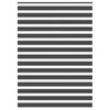 vidaXL Doppelrollo Schwarz 155x200 cm Stoffbreite 150,9 cm Polyester