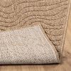 vidaXL Bereichsteppiche Moir&eacute; HUARTE Natur 240 x 240 cm Polyester