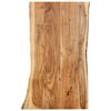 vidaXL Tischplatte Massivholz Akazie 100x(50-60)x2,5 cm