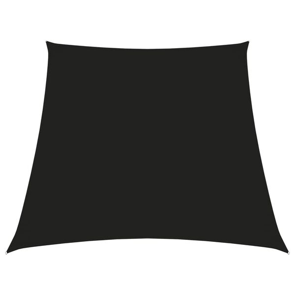 vidaXL Sonnensegel Oxford-Gewebe Trapezform 3/4x3 m Schwarz