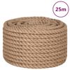 vidaXL Juteseil 25 m L&auml;nge 24 mm St&auml;rke