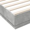 vidaXL Bettgestell Betongrau 180x200 cm Holzwerkstoff