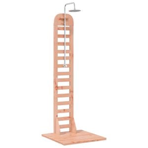 vidaXL Gartendusche 223 cm Massives Douglasholz und Edelstahl Natur