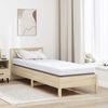 vidaXL Matratzenauflage Wei&szlig; 70 x 200 cm Jacquard Stoff