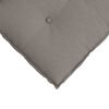 vidaXL R&uuml;ckenkissen Taupe 200 x 19 x 50 cm Stoff