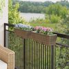 vidaXL Balkon Metall