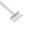 vidaXL Planehalterung f&uuml;r Anh&auml;nger 4 pcs Silber 100-145 cm Aluminium