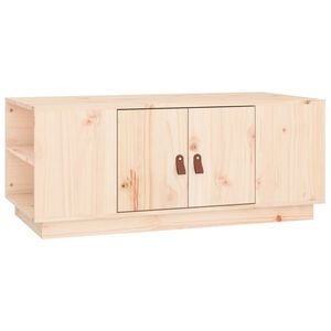 vidaXL Couchtisch 100x50x41 cm Massivholz Kiefer