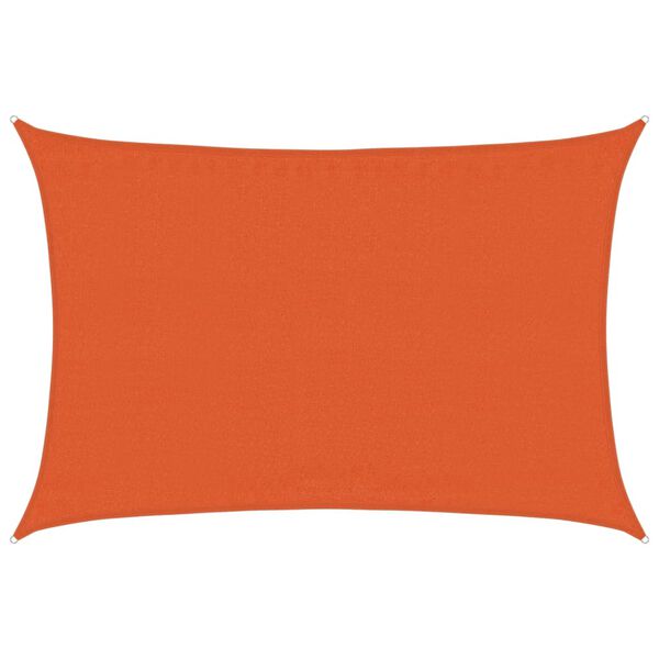 vidaXL Sonnensegel 160 g/m&sup2; Orange 3,5x4,5 m HDPE