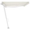 vidaXL Standmarkise Manuell Einziehbar 600x350 cm Creme