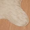 vidaXL Kunstschaffell Teppich Tafalla Beige 60 x 90 cm Polyester