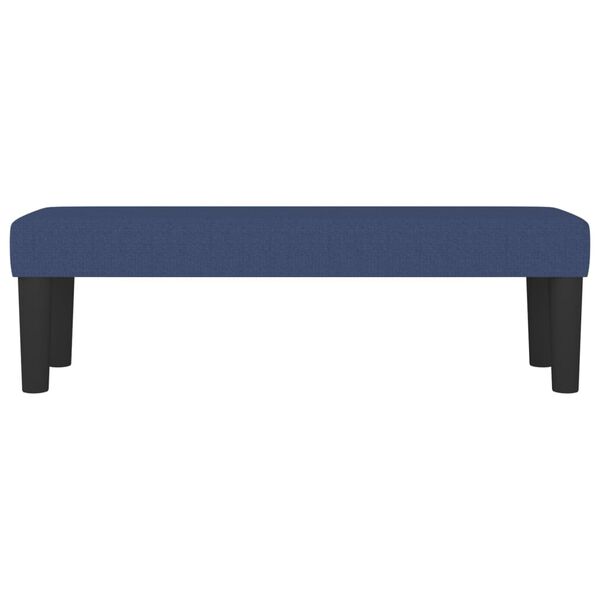 vidaXL Sitzbank Blau 100x30x30 cm Stoff