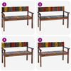 vidaXL Esszimmerstühle 4 Stk. Altholz Massiv