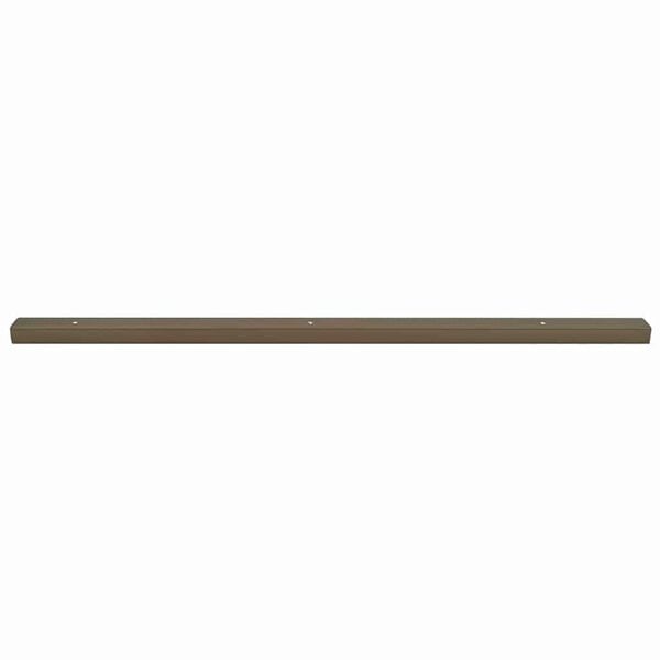 vidaXL Treppenkantenprofile 10 pcs Braun 67 x 3 x 2 cm Aluminium