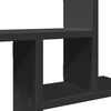 vidaXL Wandregale 2 Stk. Schwarz 38x12x38 cm Holzwerkstoff