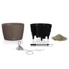 LECHUZA Blumenampel NIDO Cottage 35 ALL-IN-ONE Sandbraun