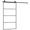 vidaXL Schiebet&uuml;r mit Beschlag 102,5x205 cm ESG-Glas & Aluminium