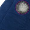 vidaXL Gewichtsdecke Blau 200x200 cm 9 kg Stoff