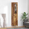vidaXL Highboard 2 pcs Altholz Holzwerkstoff