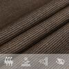 vidaXL Sonnensegel 160 g/m&sup2; Braun 2,5x5 m HDPE