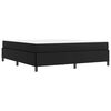 vidaXL Bettrahmen mit Matratze Schwarz 180 x 200 cm Stoff