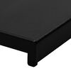 vidaXL Fensterbank Schwarz mit Holzmaserung 140 x 20 x 4,5 cm PVC