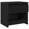 vidaXL Nachttisch Schwarz Eichen-Optik 40 x 30 x 39 cm Holzwerkstoff