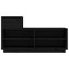 vidaXL Schuhregal Schwarz 110x34x61 cm Massivholz Kiefer