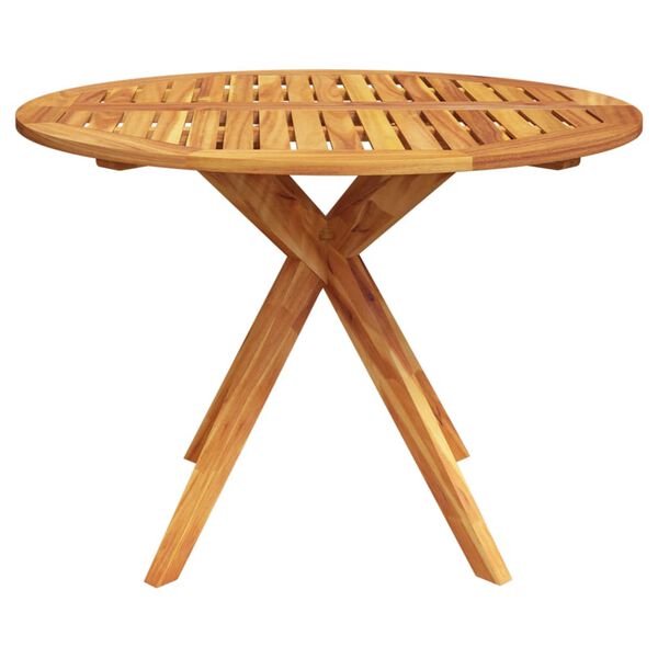 vidaXL Gartentisch 110x110x75 cm Massivholz Akazie