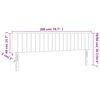 vidaXL Kopfteile 2 Stk. Dunkelgrau 100x5x78/88 cm Samt