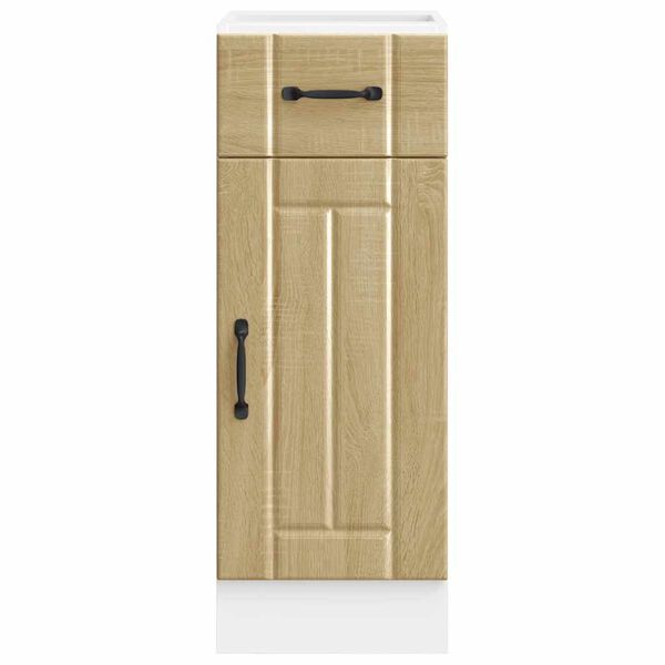 vidaXL K&uuml;chen-Unterschrank Lucca Sonoma-Eiche Holzwerkstoff