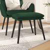 vidaXL Fu&szlig;hocker Dunkelgr&uuml;n 45x29,5x35 cm Stoff