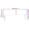 vidaXL Kopfteile 2 Stk. Rosa 80x5x78/88 cm Samt