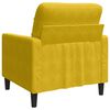 vidaXL Sessel Gelb 60 cm Samt
