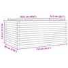 vidaXL Pflanzk&uuml;bel 110x60x45,5 cm Massivholz Douglasie