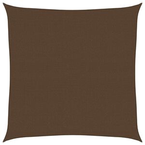 vidaXL Sonnensegel 160 g/m&sup2; Braun 7x7 m HDPE