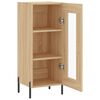 vidaXL Sideboard Sonoma-Eiche 34,5x34x90 cm Holzwerkstoff