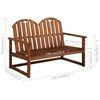 vidaXL 4-tlg. Garten-Lounge-Set Massivholz Akazie