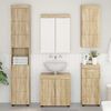 vidaXL Badezimmer-Wandschrank TULUM Sonoma-Eiche 37 x 24,5 x 86 cm