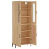 vidaXL Highboard Sonoma-Eiche 69,5x34x180 cm Holzwerkstoff